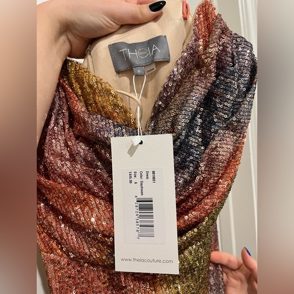 THEIA🧡💛💗Gown - Picture 9 of 10